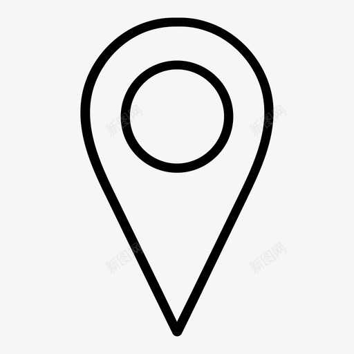 地点地址地理位置图标svg_新图网 https://ixintu.com 位置 图 图钉 地图 地址 地点 地理位置 搜索引擎优化 标记 目标