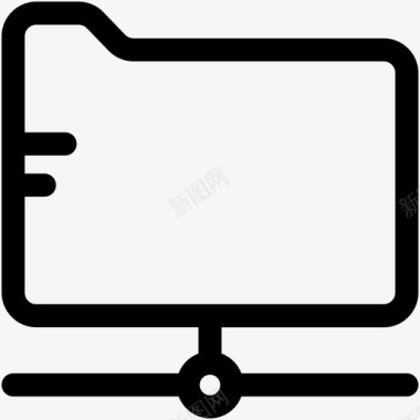 文件夹共享已连接文件夹链接文件夹图标图标