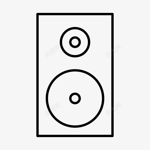 扬声器乐器旋律图标svg_新图网 https://ixintu.com 乐器 声音 扬声器 旋律 音乐