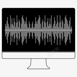 录音软件均衡器dj设备音乐编辑图标高清图片