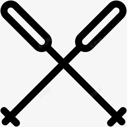 剑交叉保护剑中世纪的剑图标svg_新图网 https://ixintu.com 两把剑 中世纪的剑 交叉保护剑 体育图标集 剑