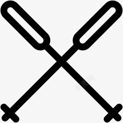 两把剑交叉矢量插画剑交叉保护剑中世纪的剑图标高清图片