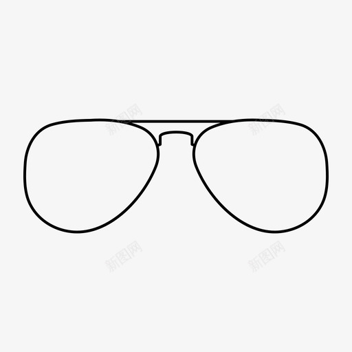 采购产品太阳镜飞行员眼镜图标svg_新图网 https://ixintu.com 眼镜 配件 采购产品太阳镜 雷朋 飞行员