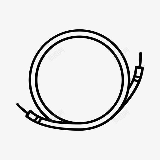 电线自行车电缆图标svg_新图网 https://ixintu.com 控制装置 电线 电缆 自行车