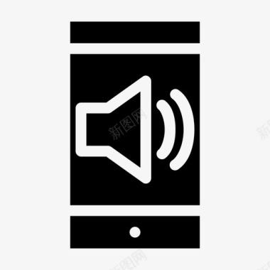 智能手机扬声器android手机图标图标