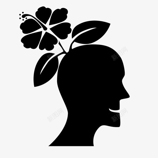 花的力量扩展心智成长图标svg_新图网 https://ixintu.com 人类成长 头脑 学习 成长 扩展心智 花的力量