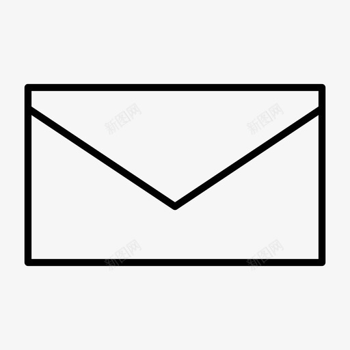 邮件撰写信封图标svg_新图网 https://ixintu.com 信件 信封 基本 撰写 消息 邮件