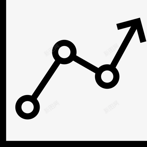 折线图分析数据图标svg_新图网 https://ixintu.com 信息图 分析 图表 折线图 报表 数据 点 统计