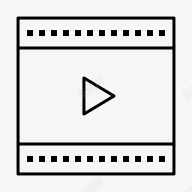 电影应用程序界面图标图标