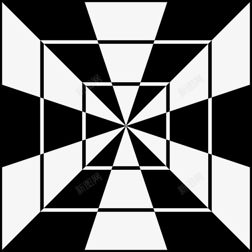 层次幻觉原则图标svg_新图网 https://ixintu.com 原则 层次 幻觉 广场 设计原则1 隧道