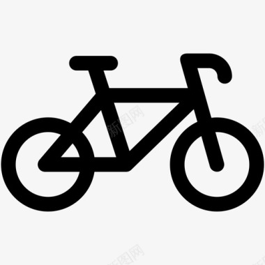 自行车踏板自行车运动图标图标
