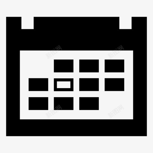 日历业务办公室图标svg_新图网 https://ixintu.com 业务 办公室 季节 日历 日程表 时间