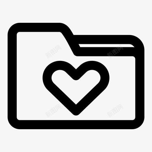 收藏夹数据存储数据库图标svg_新图网 https://ixintu.com 心脏 收藏夹 数据存储 数据库 文件夹 文件存储 文件文档