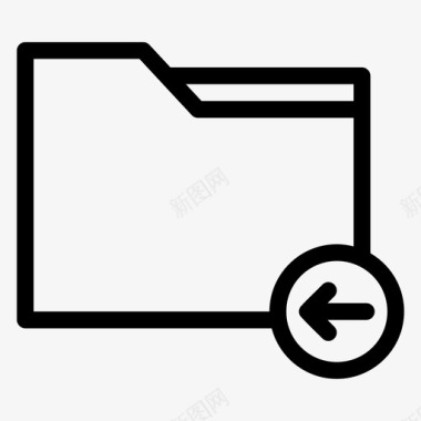 上一个文件夹集合计算机文件夹图标图标