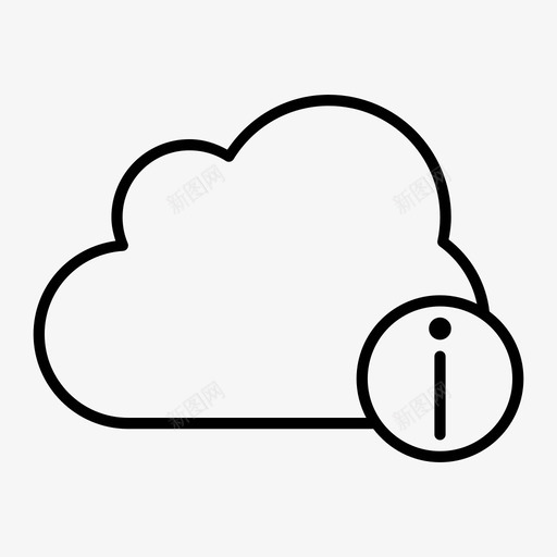 云信息云计算云数据图标svg_新图网 https://ixintu.com 云 云信息 云数据 云服务 云计算 天气