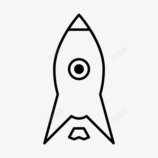 火箭商业公司图标svg_新图网 https://ixintu.com 公司 创业 办公室 商业 工作 火箭