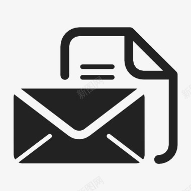 邮件电子邮件文件夹图标图标