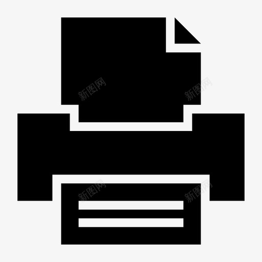 打印机扫描移动和计算机设备字形图标svg_新图网 https://ixintu.com 打印机 扫描 移动和计算机设备字形