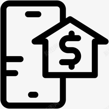 物业应用住宅房屋图标图标