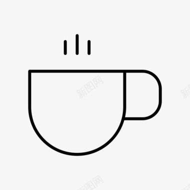咖啡酒吧鸡尾酒图标图标
