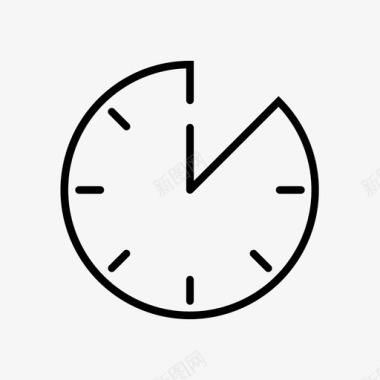 时钟业务小时图标图标
