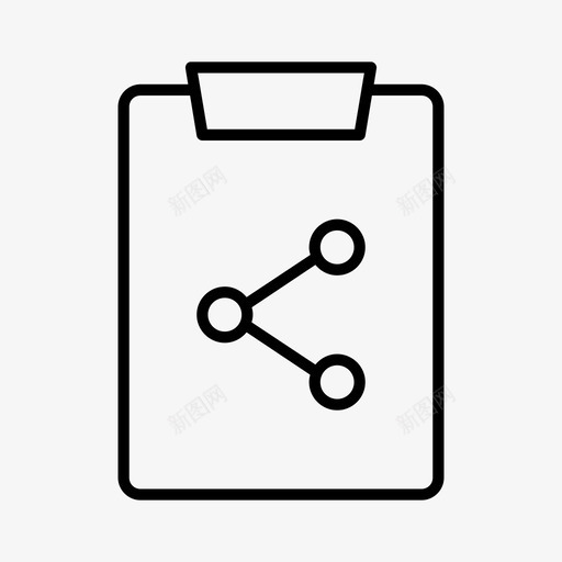 共享任务板剪贴板数据信息图标svg_新图网 https://ixintu.com 共享任务板 写作 剪贴板 数据信息 笔记 记事本