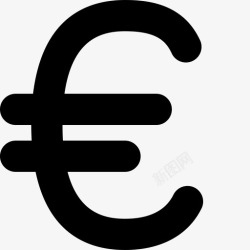欧元小图标欧元货币现金欧洲图标高清图片