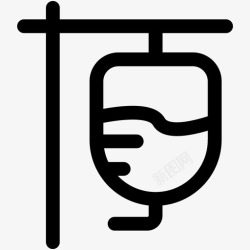 细胞水化因子输血血小板生理盐水滴注图标高清图片