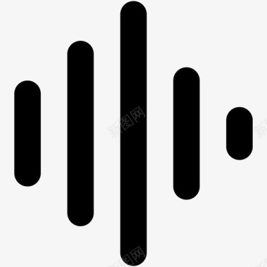 声波均衡器音乐条图标图标