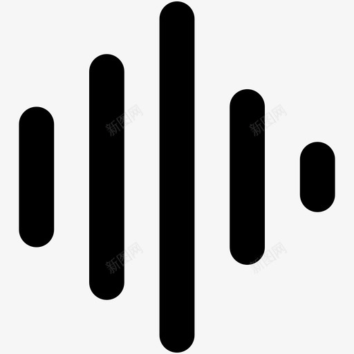 声波均衡器音乐条图标svg_新图网 https://ixintu.com 均衡器 声波 声音频率 音乐条 音轨 音频和视频图标集