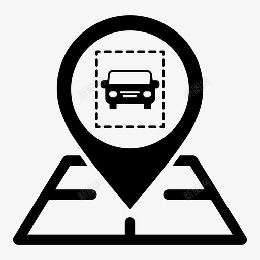 停车场地图销位置标记位置销图标svg_新图网 https://ixintu.com 位置指针 位置标记 位置销 停车场地图销 地图位置指针glyphs 地图定位器 地图销