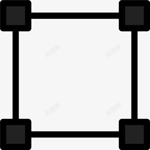 定位点边缘点图标svg_新图网 https://ixintu.com 定位点 边缘点