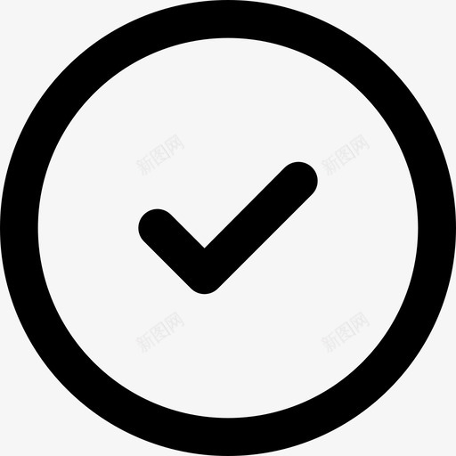 选中标记完成右图标svg_新图网 https://ixintu.com 全选 右 完成 线图标圆角 选中标记