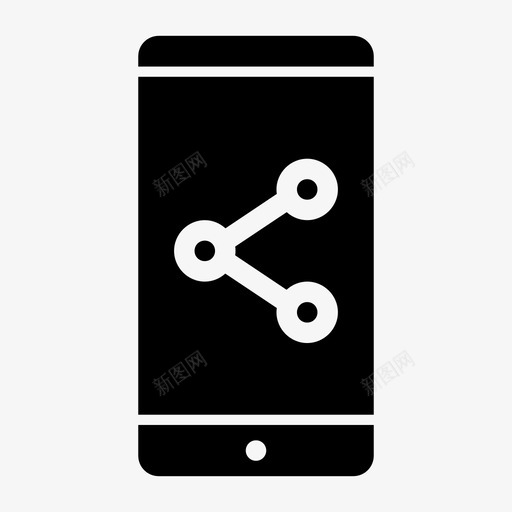 智能手机共享手机iphone图标svg_新图网 https://ixintu.com iphone 手机 技术 智能手机共享 触摸屏