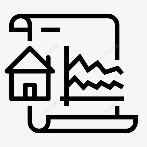 增加分析减少图标svg_新图网 https://ixintu.com 减少 分析 增加 房地产 记录 费率