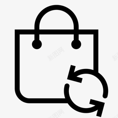 包市场购物图标图标