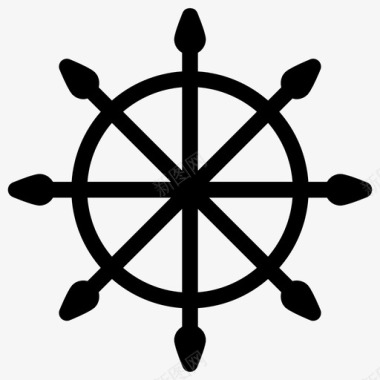舵手船海图标图标