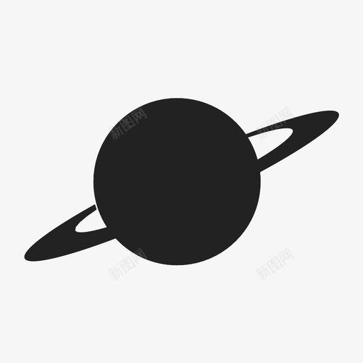 行星天体轨道图标svg_新图网 https://ixintu.com 天体 太空 行星 轨道