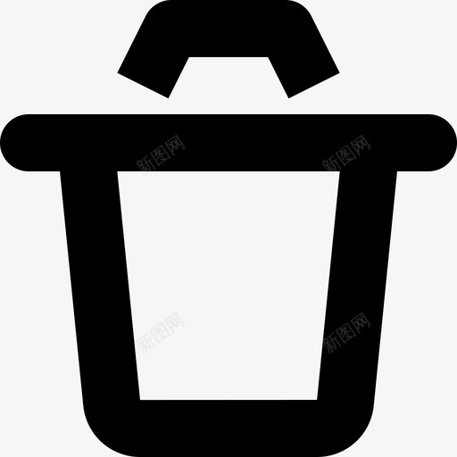 垃圾桶罐头删除图标svg_新图网 https://ixintu.com tinicons 一组小图标完美的基于16x16网格的ui元素 删除 垃圾桶 罐头