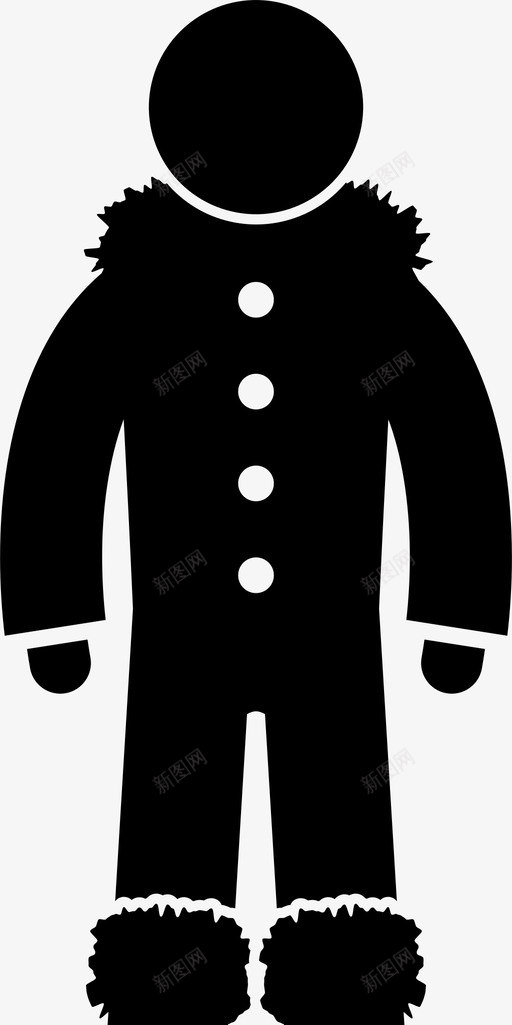 加拿大女装夹克冬季图标svg_新图网 https://ixintu.com 冬季 加拿大女装 夹克 民族服装