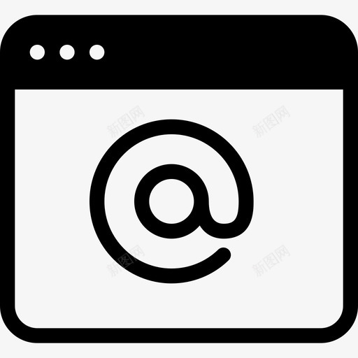 电子邮件应用程序通信信封图标svg_新图网 https://ixintu.com 信封 消息 电子邮件应用程序 窗口和应用程序实心图标 通信