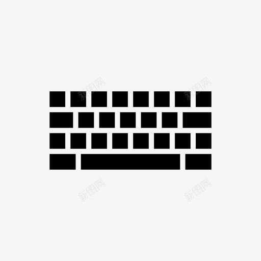 键盘电脑键盘按键图标svg_新图网 https://ixintu.com qwerty 打字 按键 电脑键盘 键盘