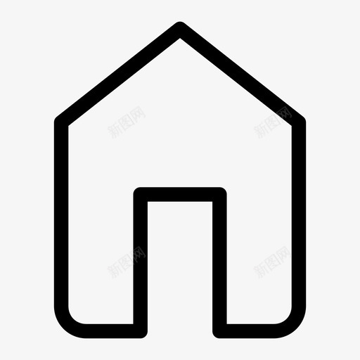 简单的房子地址住所图标svg_新图网 https://ixintu.com simpel 住所 图像 地址 家 生活 简单的房子 结构