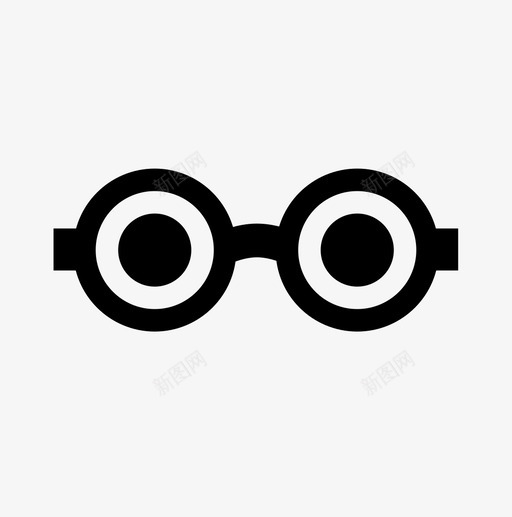 眼镜书呆子处方图标svg_新图网 https://ixintu.com 书呆子 处方 眼镜 视力