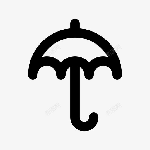 伞大气大气状况图标svg_新图网 https://ixintu.com 伞 大气 大气状况 天气 雨 预报