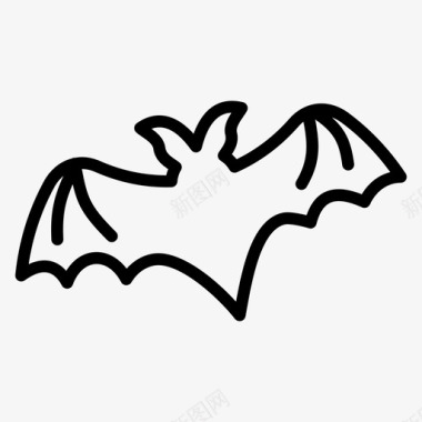 蝙蝠洞穴飞鼠图标图标