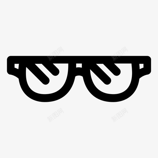 太阳镜眼睛眼镜图标svg_新图网 https://ixintu.com 墨镜 太阳镜 眼睛 眼镜 衣服
