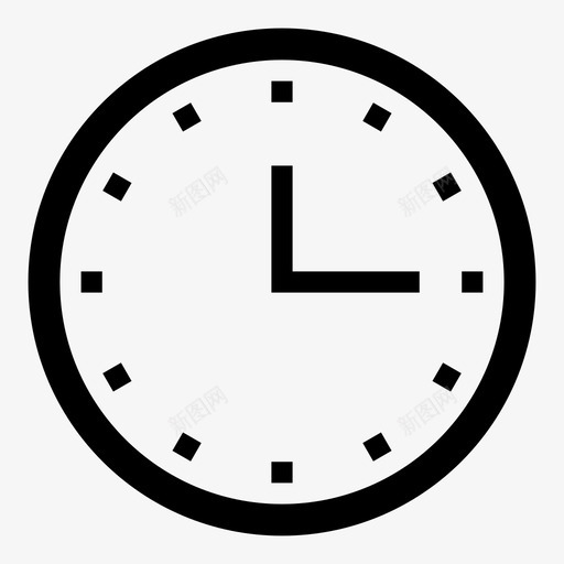 时钟十五分钟一刻钟图标svg_新图网 https://ixintu.com 一刻钟 十五分钟 时钟 时间 有用的图标