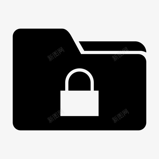 文件夹保护计算机文件夹文档图标svg_新图网 https://ixintu.com 办公文具 文件夹保护 文件存储 文件文档 文档 计算机文件夹 锁