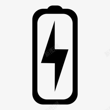 电池充电电池电量锂图标图标
